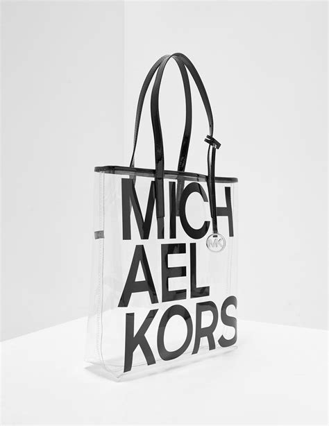 michael kors black briefcase|Michael Kors clear tote bag.